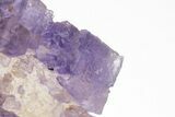Purple Cubic Fluorite w/ Second Generation Growth - Cave-In-Rock #208827-3